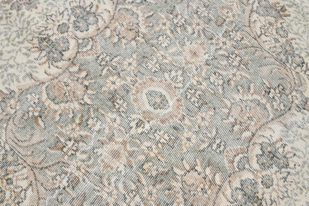 6x9 Rug 6x9 Turkish Vintage Rug 6x9 Wool Rug 6x9 Vintage Rug 6x9 Faded