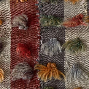 Handmade Wool Kilim Rug: 4.6x3.5 Turkish Vintage Rug
