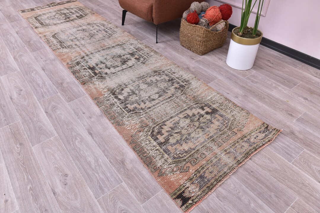 3x12 Vintage Runner Rug,3x12 Rug,3x12 Runner Rug,vintage Wool Runner ...