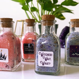LavendelBad Infusionen – Rosenbad Infusionen – Aromatherapie Bad – Natürliche vegane Badesalze – Selbstpflege Geschenk – Ätherisches Öl Spirituelles Bad