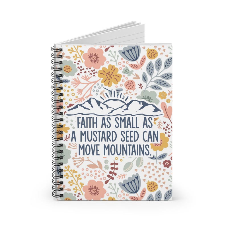 Spiral Notebook Ruled Line Etsy