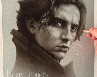 Limited print of Paul Atreides from Dune taken from my original drawing
