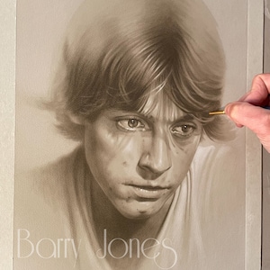 Limited print taken from my original drawing of Luke skywalker
