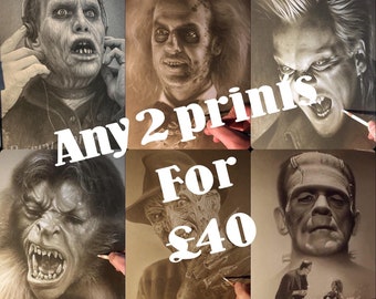 Buy any two limited prints for forty pound