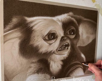 Edición limitada de una criatura peluda basada en mi dibujo al pastel.