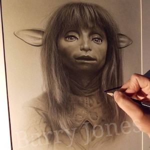 Limited print of my pastel drawing of Rian from the dark crystal age of resistance