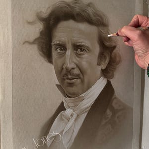 Limited print taken from my original pastel drawing of Gene Wilder from young Frankenstein