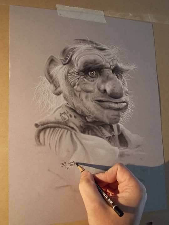 Hoggle labyrinth limited print