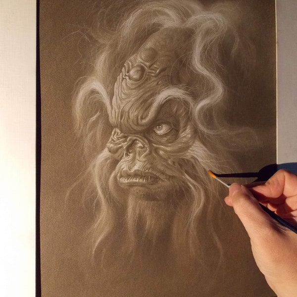 Dark crystal aughra limitierter Druck