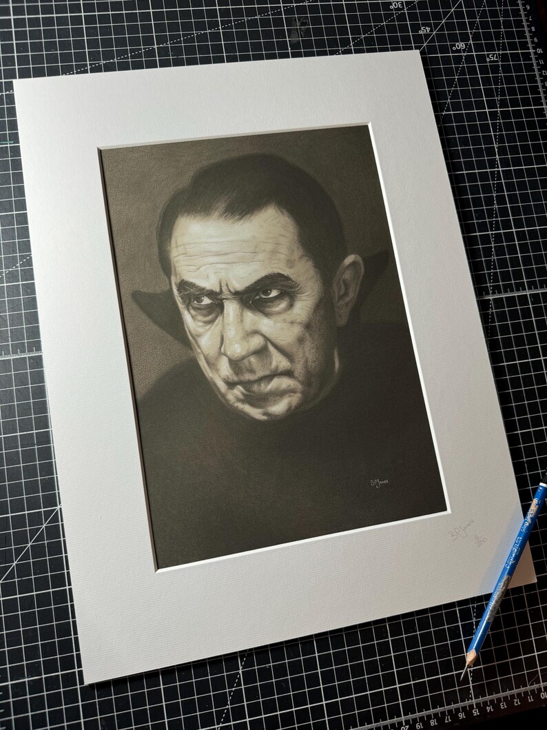 Limited Print of Bela Lugosi as Dracula Taken From My Original Pastel ...