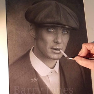 Limited print taken from my pastel drawing of Cillian Murphy