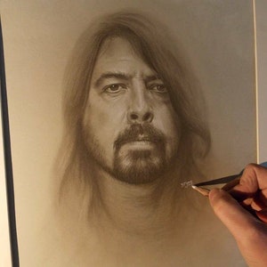 Dave grohl Foo fighters nirvana impression limitée