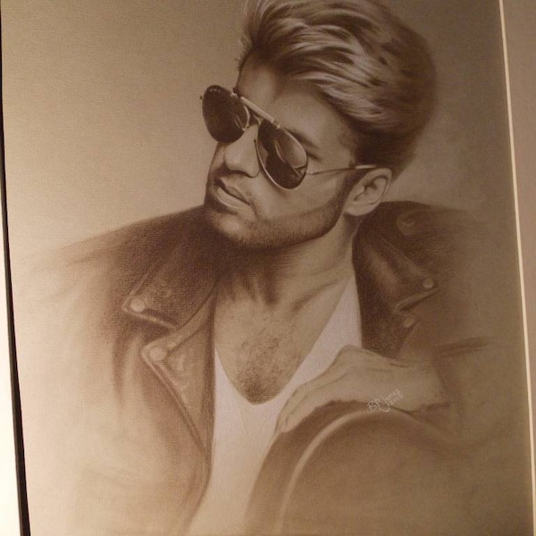 George Michael limited print