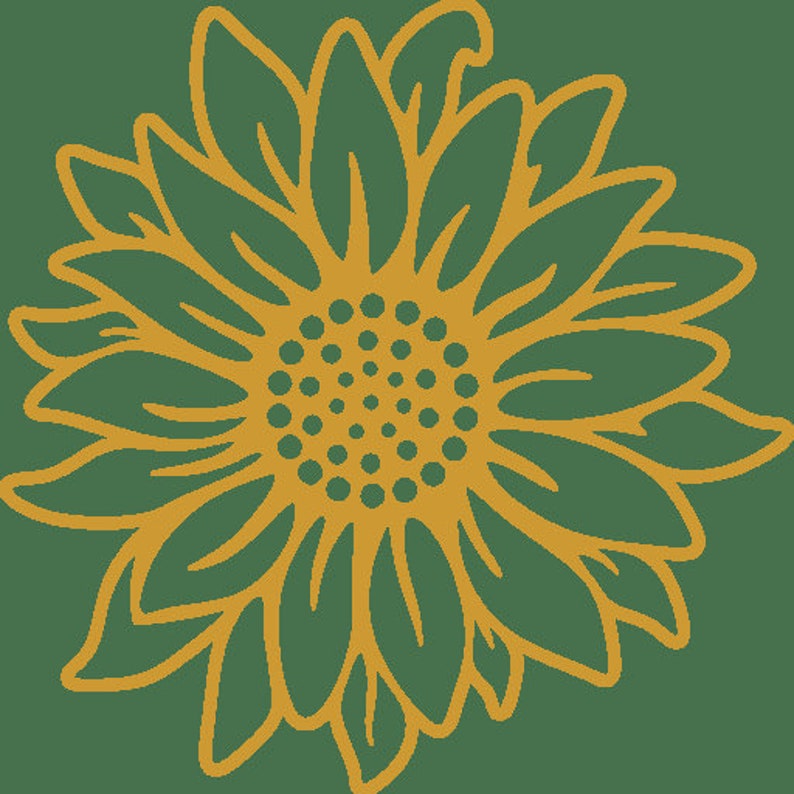Sunflower Decal// Car Decal// Bumper Sticker// Laptop
