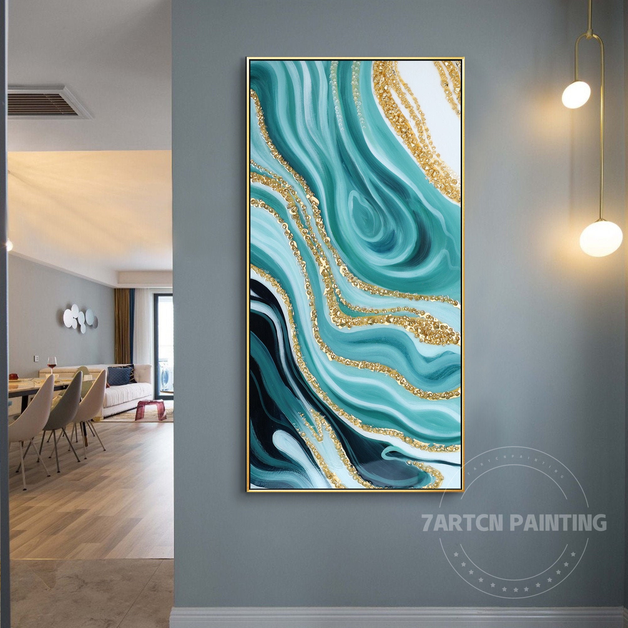 Painting Acrylic Painting Crystal Art Acrylic Abstract Art Wall