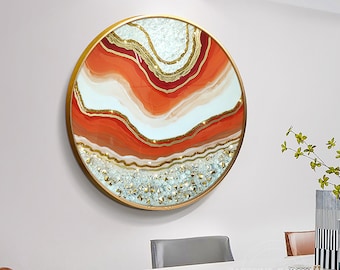 テクスチャーアート　orange gold  40×30 テクスチャーアート orange gold 40×30 テクスチャーアート orange