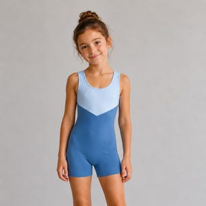 女の子用オーガニックコットンレオタード – ダンス＆体操用ウェア