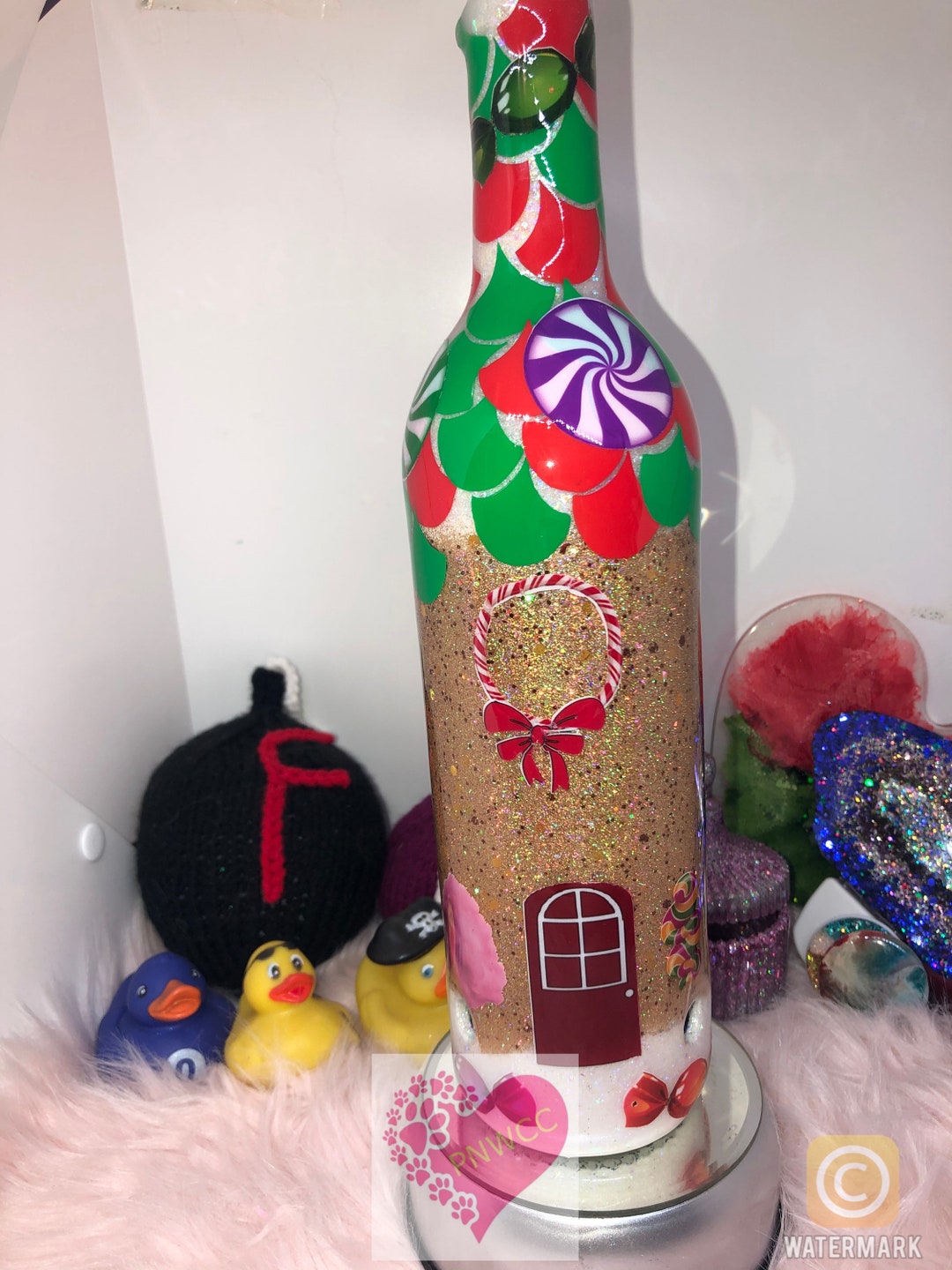 Custom Wine Bottle Incense Burners Etsy