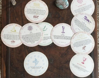 Circle of Life Handmade Tarot Divination Deck-78 Cards