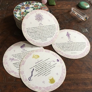 Circle of Life Handmade Tarot Divination Deck-78 Cards