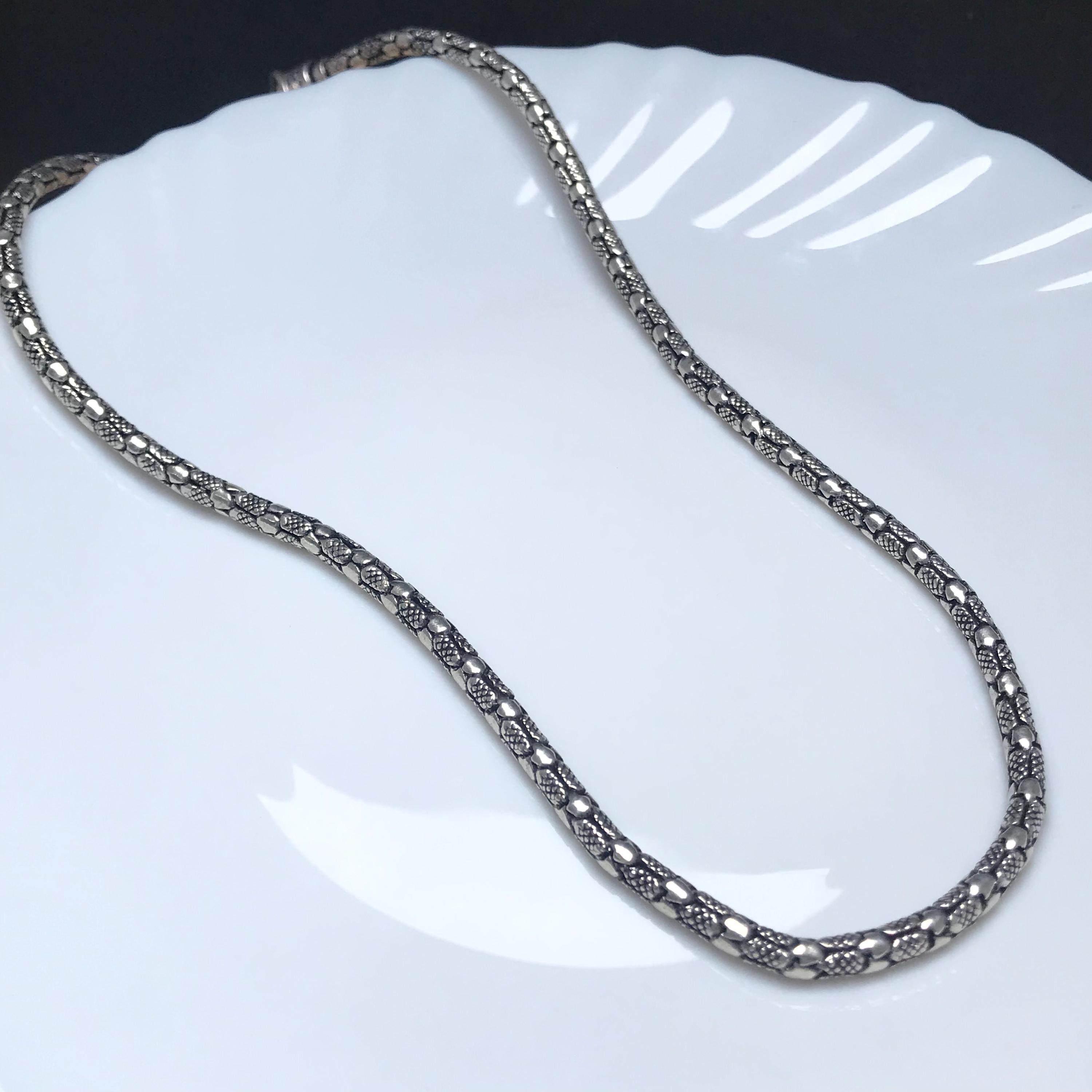 4mm Thick Snake Chain | Solid 925 Sterling Silver Chain