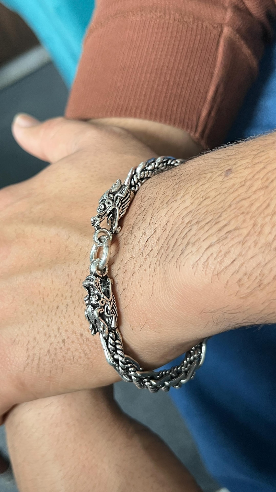 PRY シュウト　Antique Silver Chain Bracelet Antique Silver Chain Bracelet – PRY