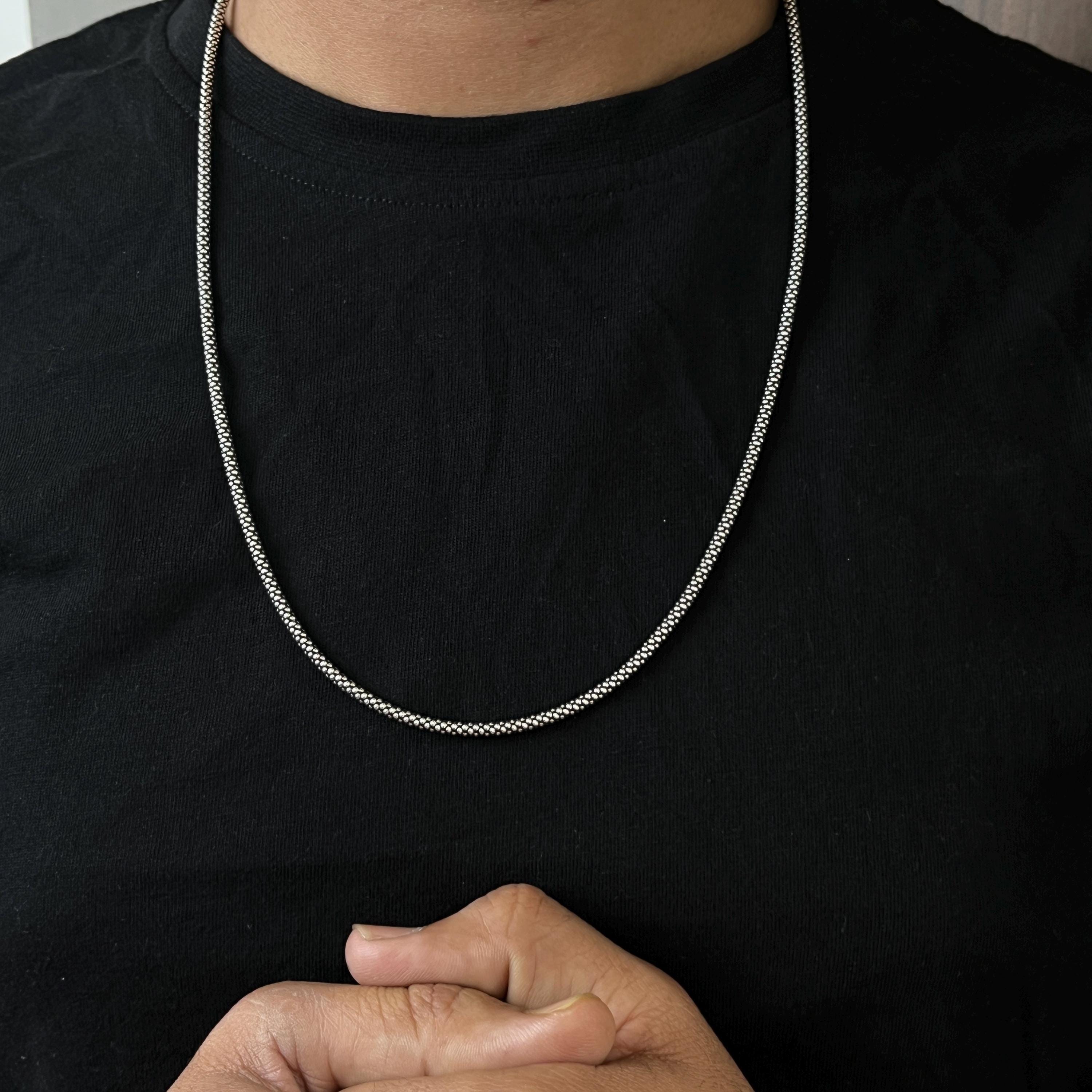 Silver Mix Chain Necklace PRY シュウト Silver Mix Chain Necklace PRY シュウト Silver Mix Chain