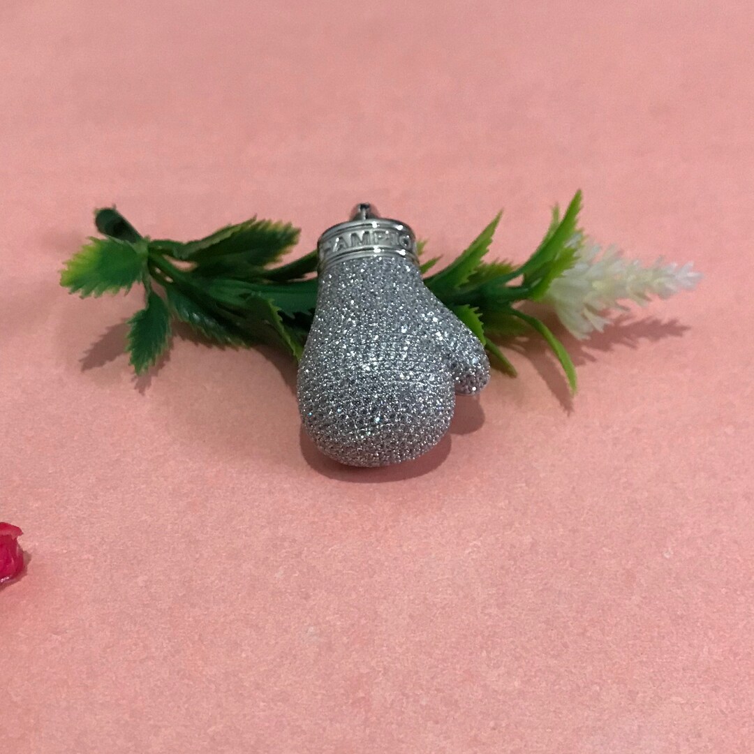 Diamond Boxing Gloves Pendant Boxing 925 Silver Jewelry - Etsy