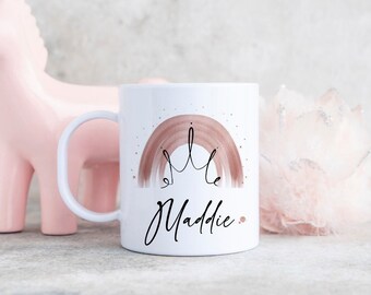 Personalised Plastic Childs Mug Princess Queen Crown 11oz or 6oz Unbreakable kids Polymer Plastic Cup