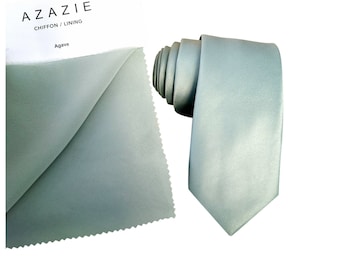 Agave Wedding Tie, Men's Necktie Agave, Men's Satin Pocket Square Sage, Agave Bow tie, Agave Kids Bow tie,Wedding Gift