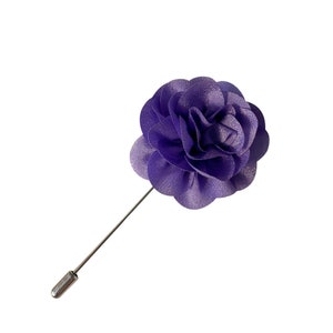 Lavender Flower Lapel Pin Men Wedding Accessories Brooches Pin,Groomsmen Boutonniere Fashion Wedding Tuxedo Suit Pin