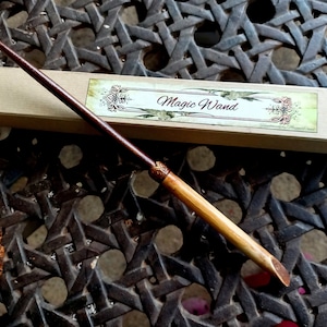 Really Wood Magic Wand Natural Wizard Wand Personalized Wand Wooden Magic Stick