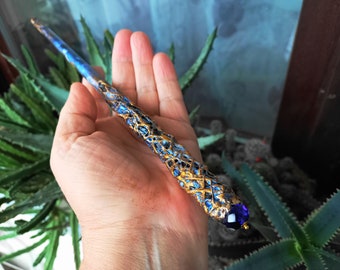 Blue Wand, Witchy Stick, Fairy Soul Magic Wand