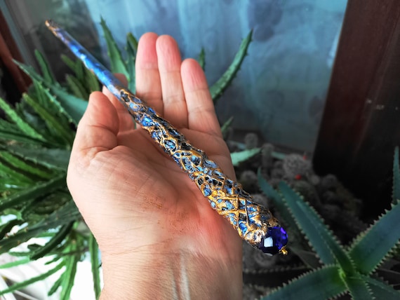 Blue Wand Witchy Stick Fairy Soul Magic Wand