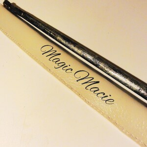 Magic Wand Gold and Black Fairy Wand Wizard Wand Wood Wand image 8