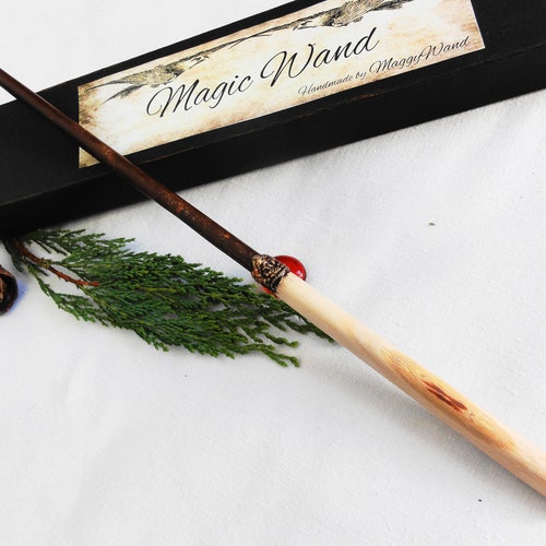Really Wood Magic Wand Natural Wizard Wand Personalized Wand Wooden Magic Stick
