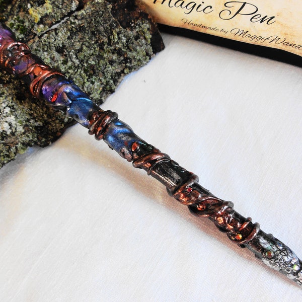 Grimoire-pen, magisch potlood, magische pen, Witchy Tools