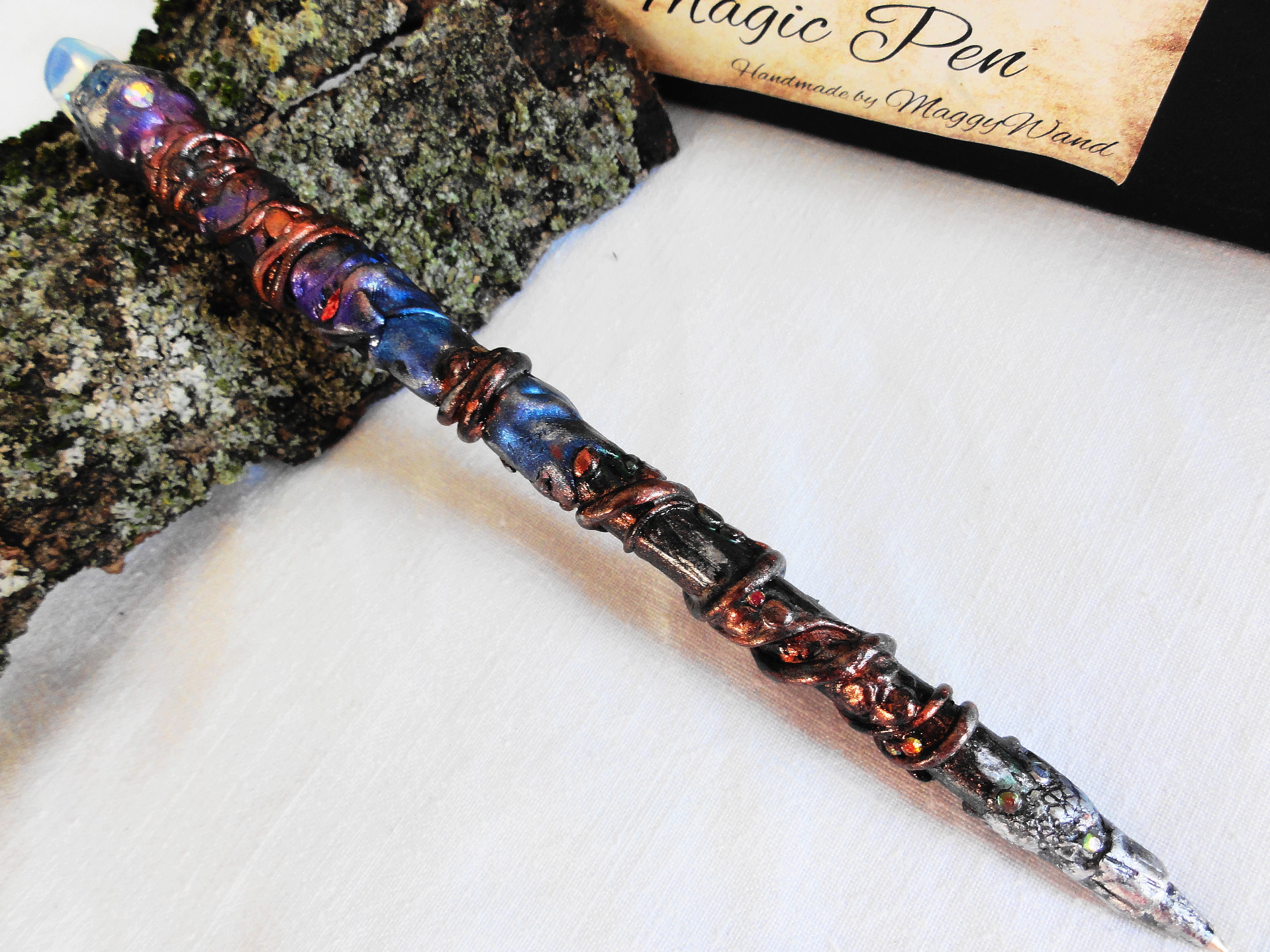 Grimoire Pen, Magical Pencil, Magic Pen, Witchy Tools 