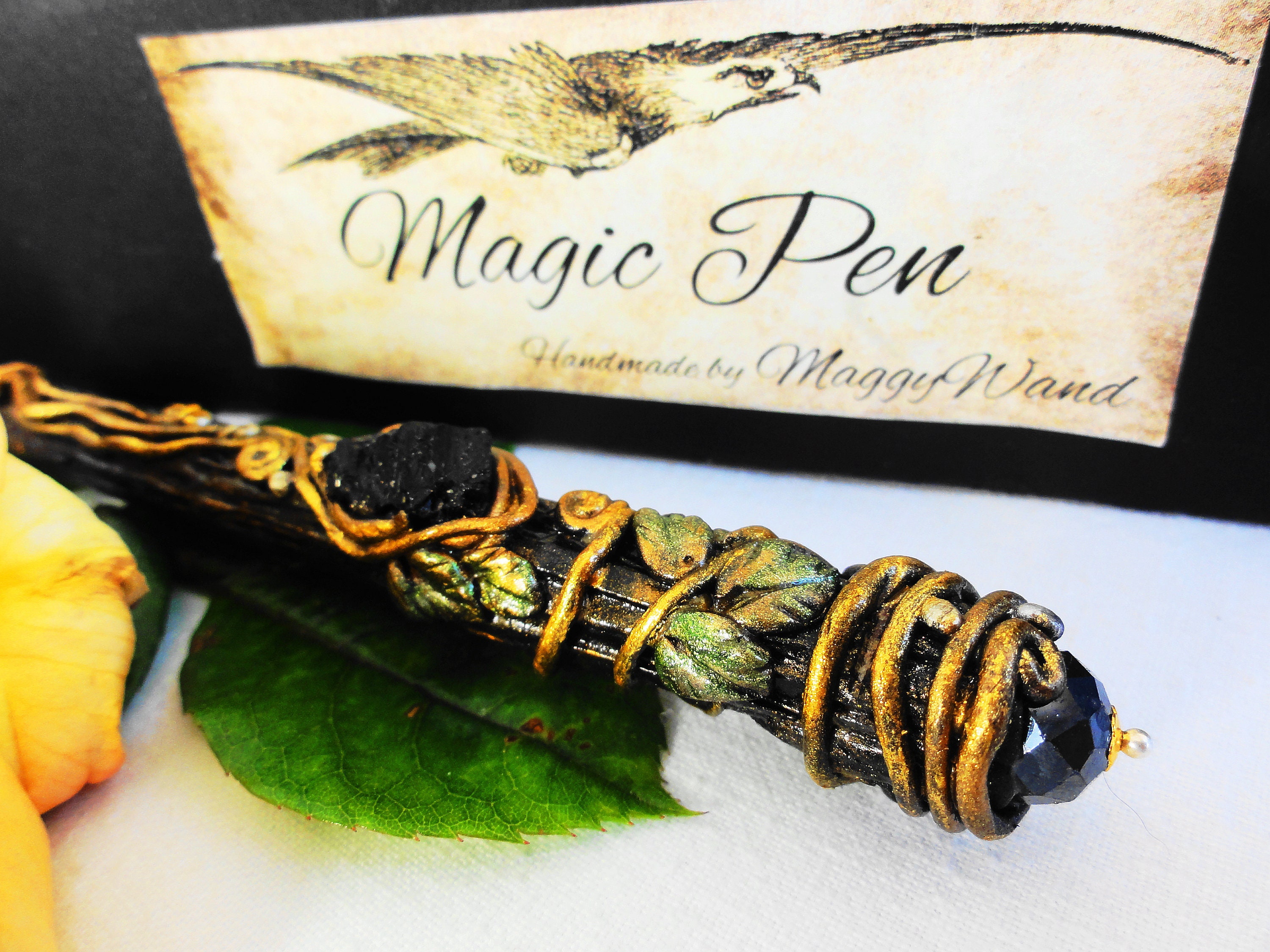 Grimoire Pen, Magical Pencil, Magic Pen, Witchy Tools 