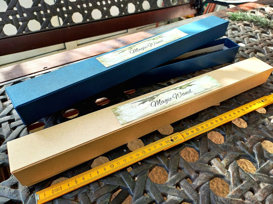 Magic Box for Wand, 18.5'' Personalized , Handmade, Only Box Included