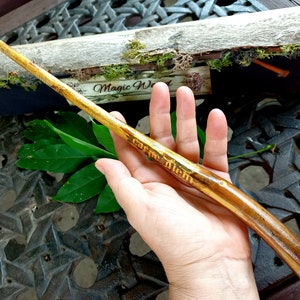 Handmade Cypress Magic Wand, Authentic and Powerful, Unlock the Magic with a Hand Made Wooden Wand