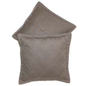 Linen decorative pillows Stonewashed linen pillow case
