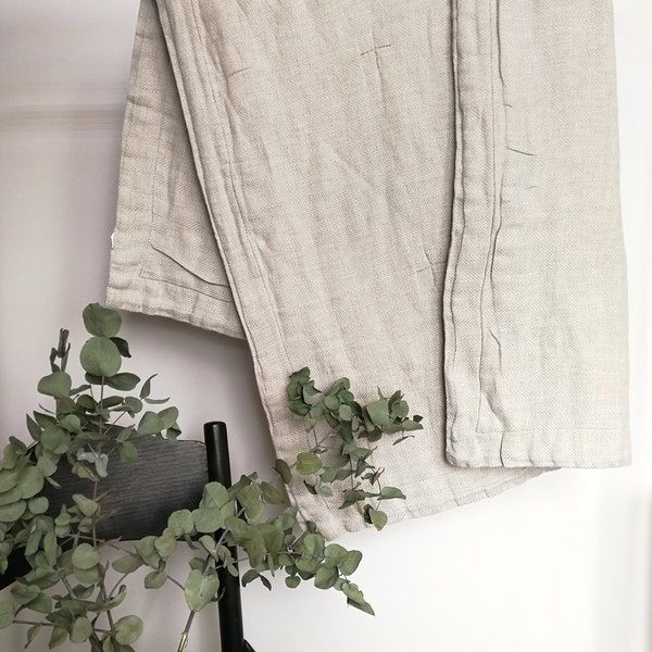 Linen baby blanket duvet Natural baby blanket