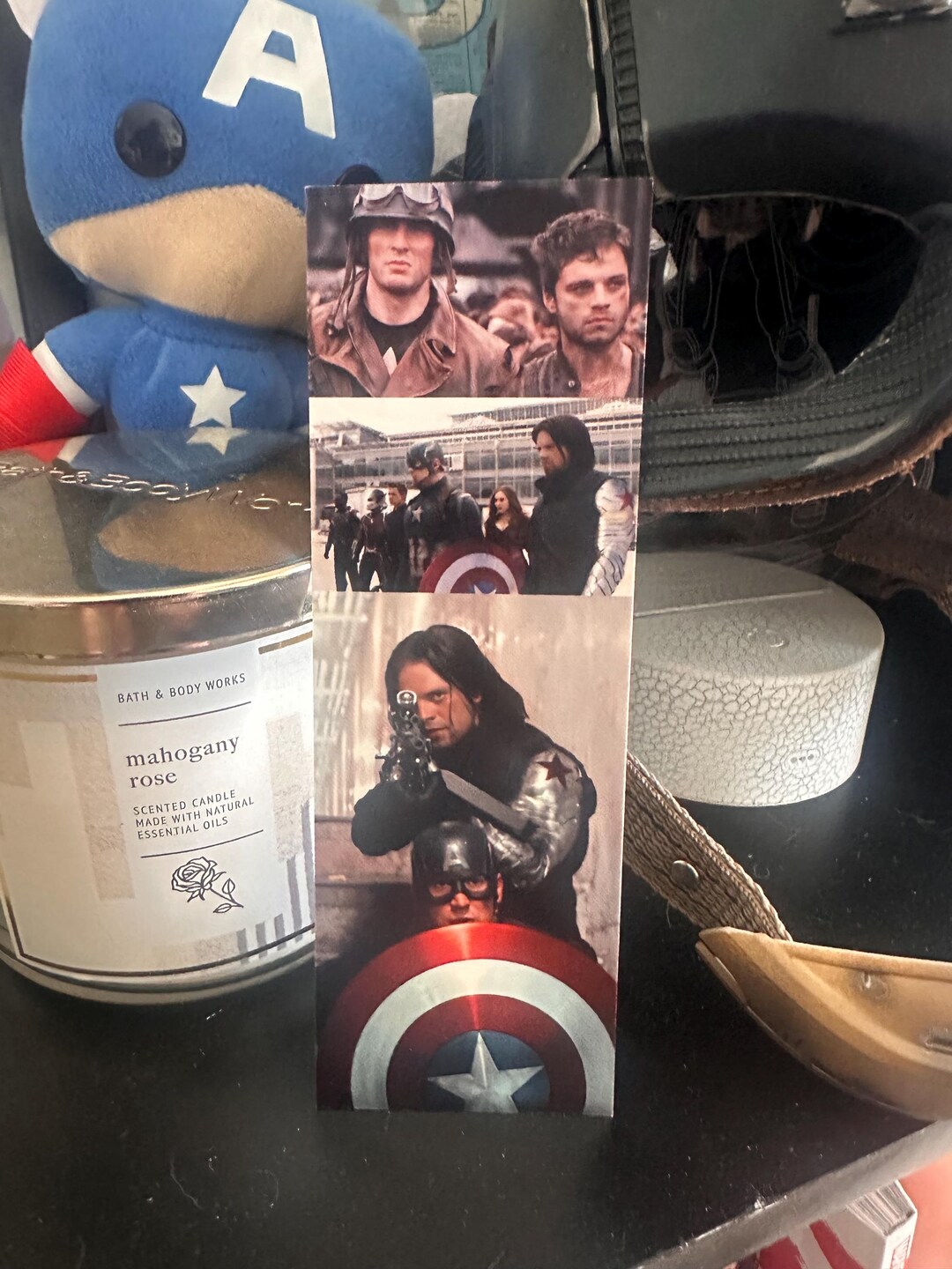 Buck Bookmark Bucky and Cap Bookmarks! Stucky Bookmarks - Etsy