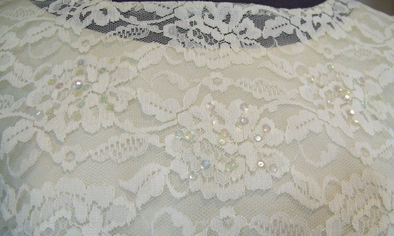 1960s Vintage Ivory Wedding Gown Detachable Train Handmade