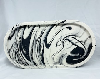 Monochrome | Trinket Tray | Jesmonite | Pots | Homeware
