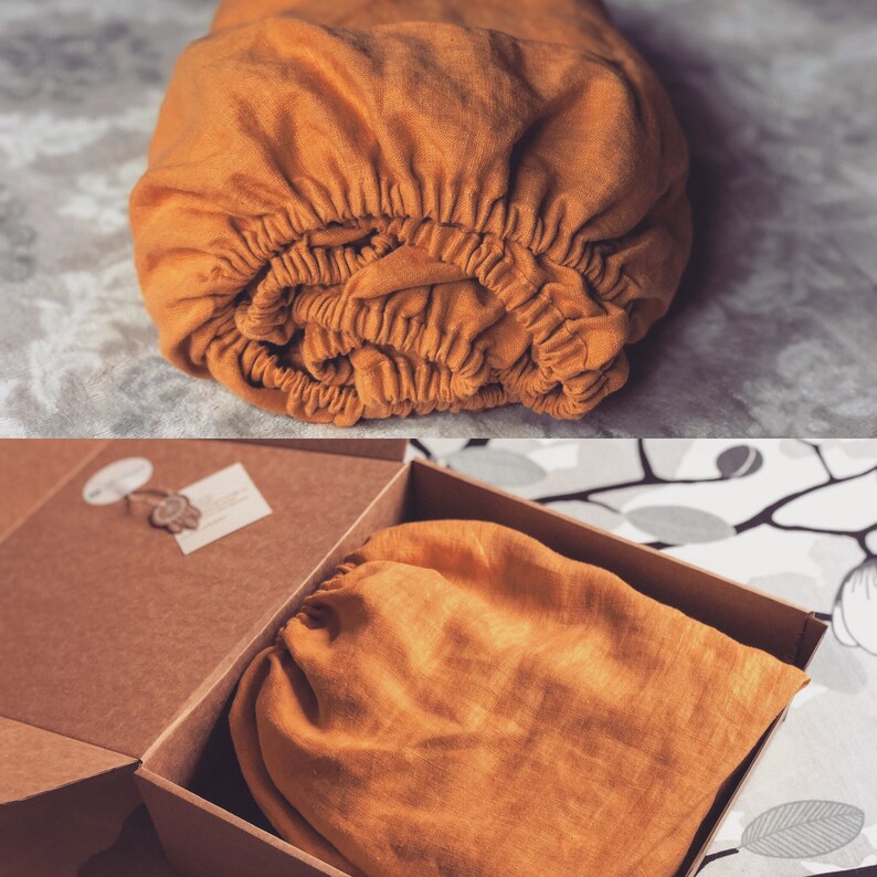 Modern pure linen bedding set supernatural for sensitive skin. organic stonewashed breathable and high quality fabric Anti-allergic