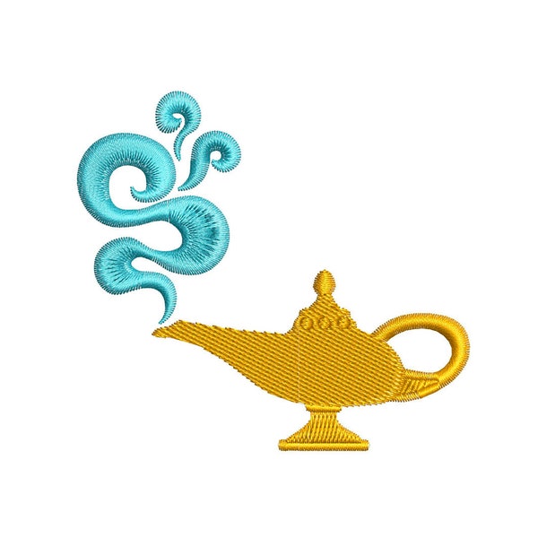 The Magic Lamp embroidery design files