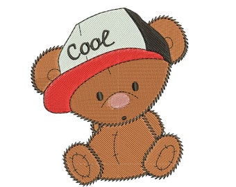 Teddy Bears embroidery design files, applique