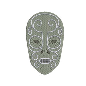 Mask embroidery design files